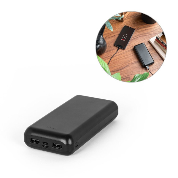 LEAKEY 20. Powerbank 20'000 mAh aus recyceltem ABS (100% rABS)